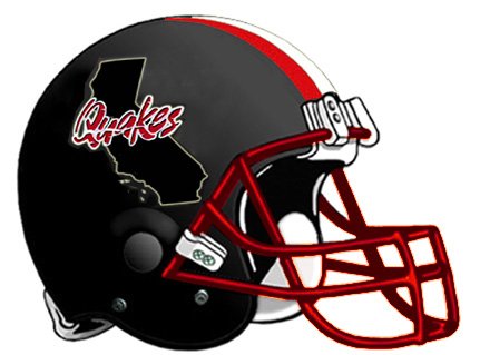 Cali Quakes helmet