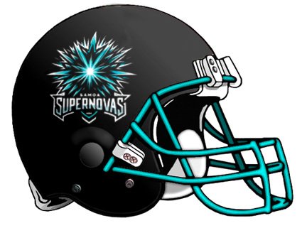 Samoa Supernovas helmet